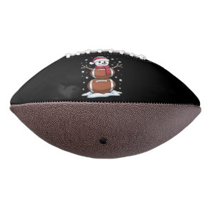 Christmas American Football Snowman Xmas Sport 