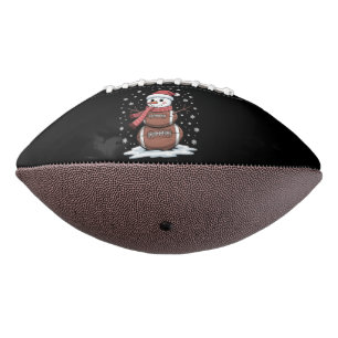 Christmas American Football Snowman Xmas Sport