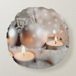 Christmas and Advent Decoration Round Pillow