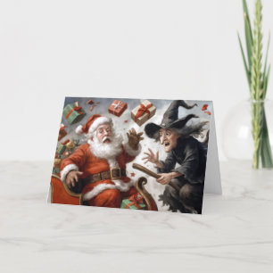 Christmas and Halloween Holidays Humour Card