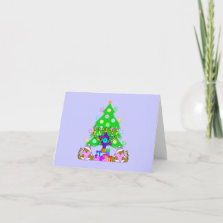 Christmas and Hanukkah Together Holiday Card