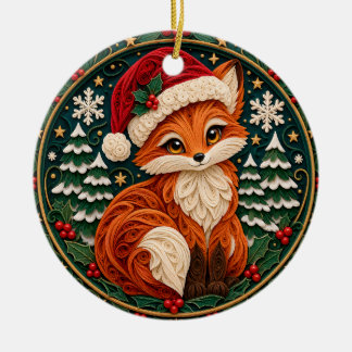 Christmas and holiday celebrations. ceramic ornament