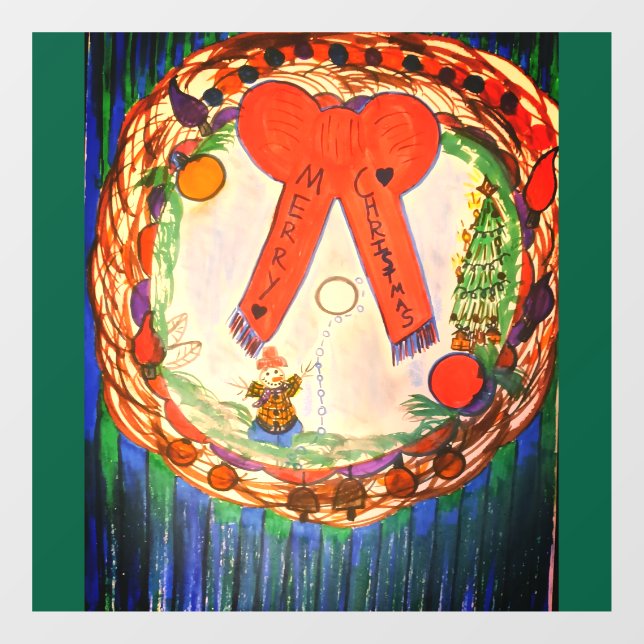 Christmas and Holiday Cheer! Window Cling (Sheet)