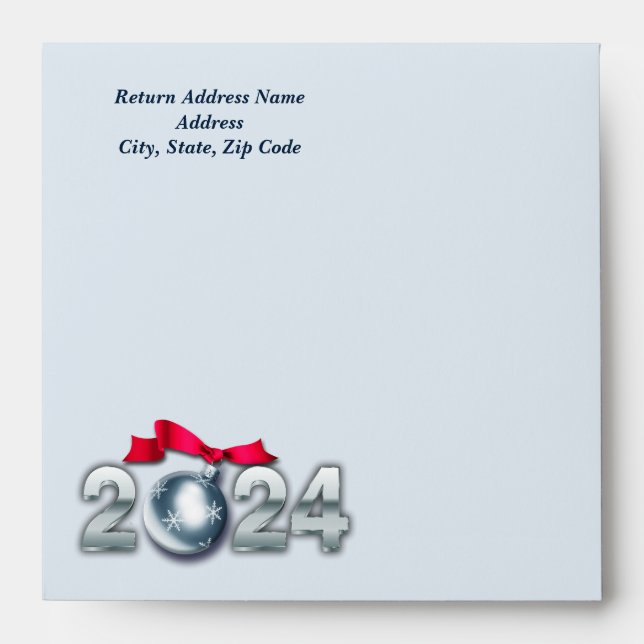 Christmas and New Year 2024 Holiday Envelope (Front)