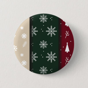 Christmas And New Year Design 2 Inch Round Button