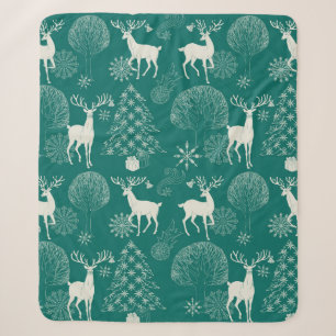 Christmas and New Year red festive background, xma Sherpa Blanket