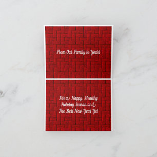 Christmas and New Years Card
