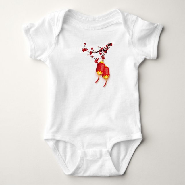 Christmas and winter Design Baby Bodysuit (Front)