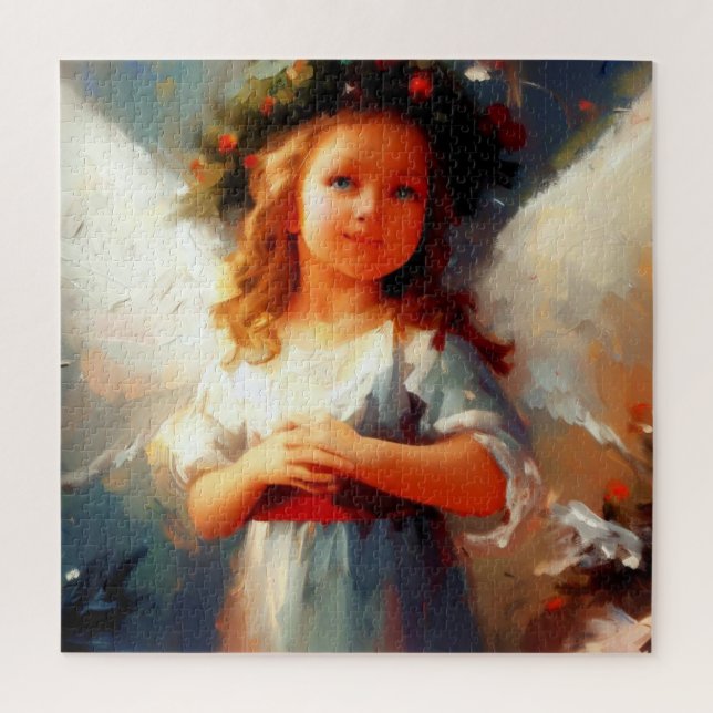 Christmas Angel (1) Jigsaw Puzzle (Vertical)