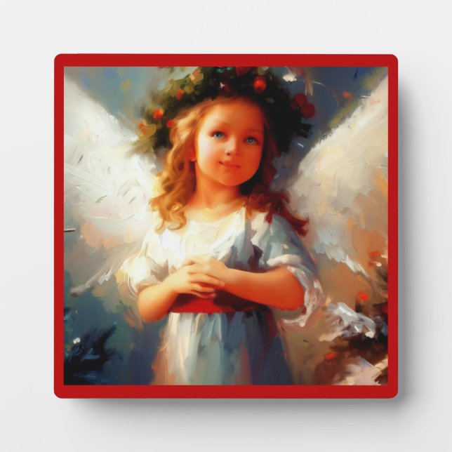 Christmas Angel 1 Plaque (Front)