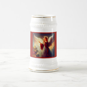 Christmas Angel 3 Beer Stein
