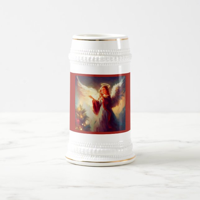 Christmas Angel 3 Beer Stein (Center)