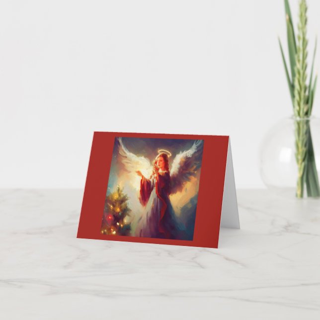 Christmas Angel 3 Holiday Card (Front)
