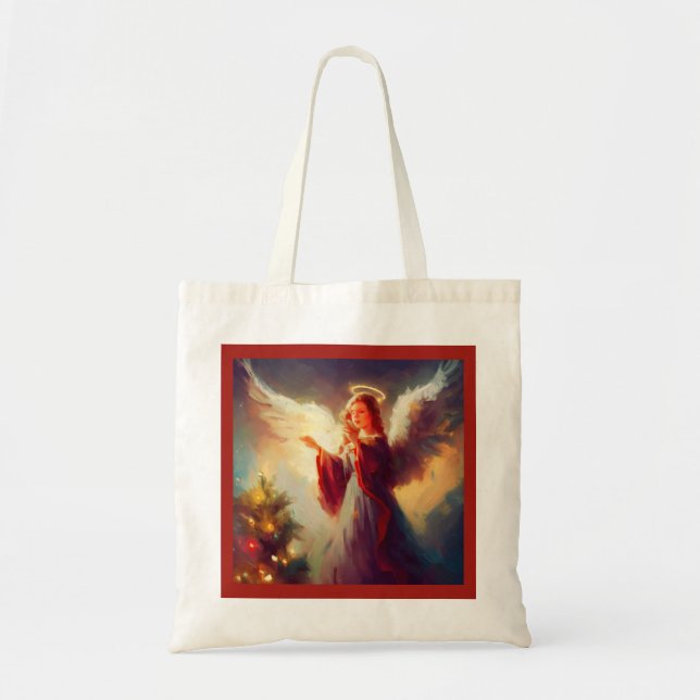 Christmas Angel 3 Tote Bag (Front)