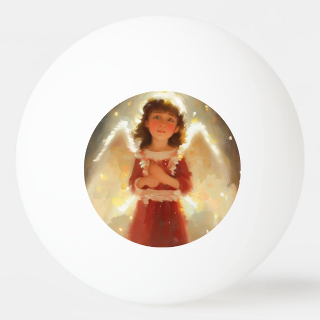Christmas Angel (4) Ping Pong Ball (Front)