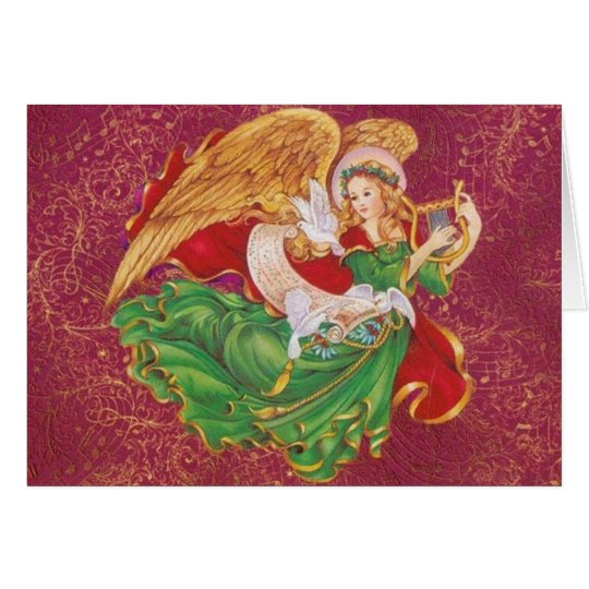 Christmas Angel - Ange De Noel Card
