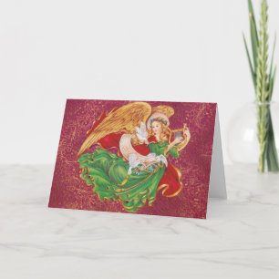 Christmas Angel - Ange De Noel Holiday Card