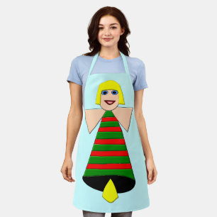 Christmas Angel Bell Apron