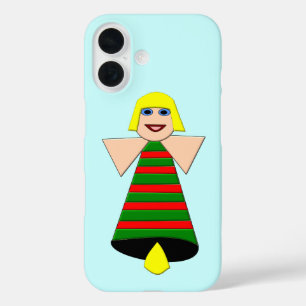 Christmas Angel Bell iPhone 16 Case