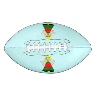 Christmas Angel Bell Football