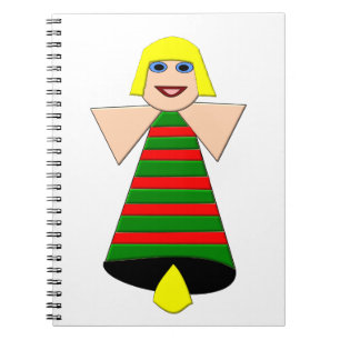 Christmas Angel Bell Notebook