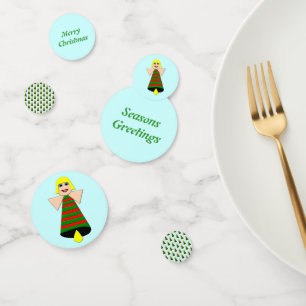 Christmas Angel Bell Personalized Confetti