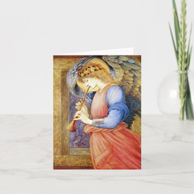 Christmas Angel Burne-Jones Note Cards (Front)
