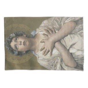 Christmas Angel (by Erulo Eroli) Pillowcase