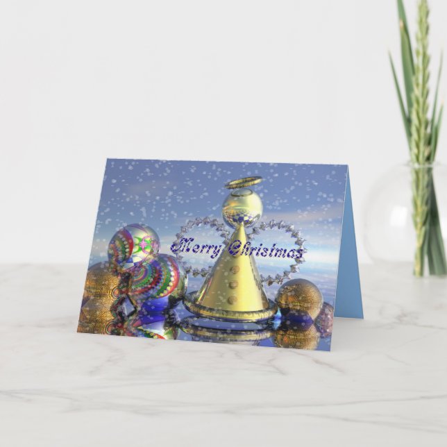 Christmas angel card (Front)