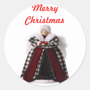 Christmas Angel Envelope Seals