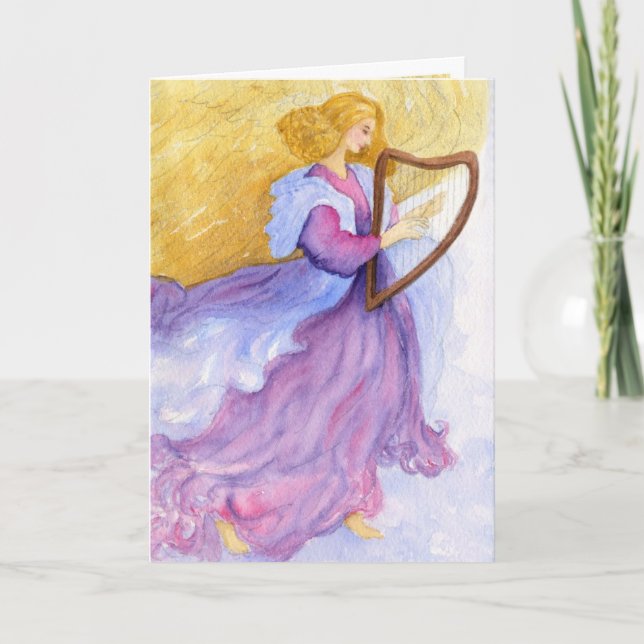 Christmas Angel Greeting Card (Front)