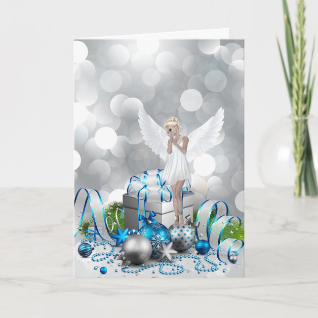 Christmas Angel Holiday Card (Front)