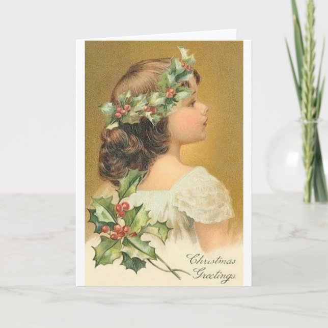 Christmas Angel Holiday Card (Front)