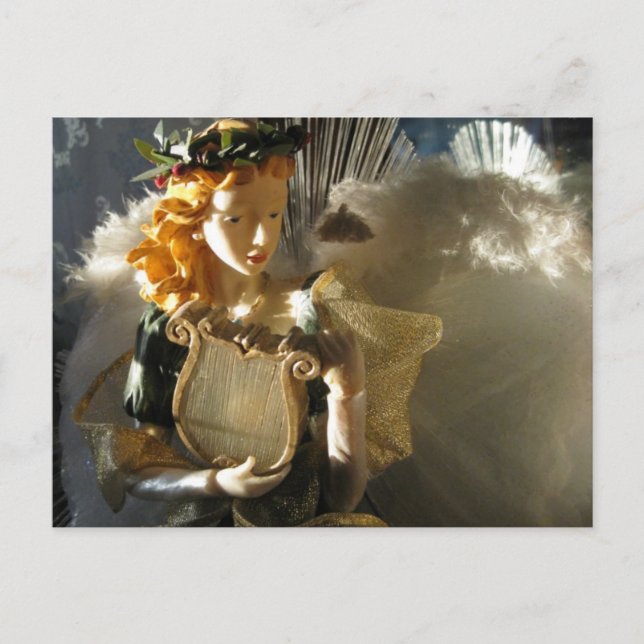 Christmas Angel Holiday Postcard (Front)
