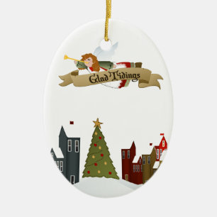 Christmas Angel Holiday Tree Ornament