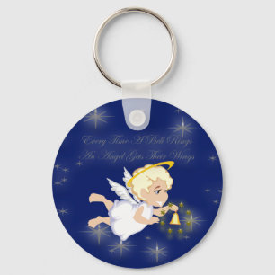 Christmas angel keychain