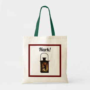 Christmas Angel Lantern Winter Holiday Decoration Tote Bag