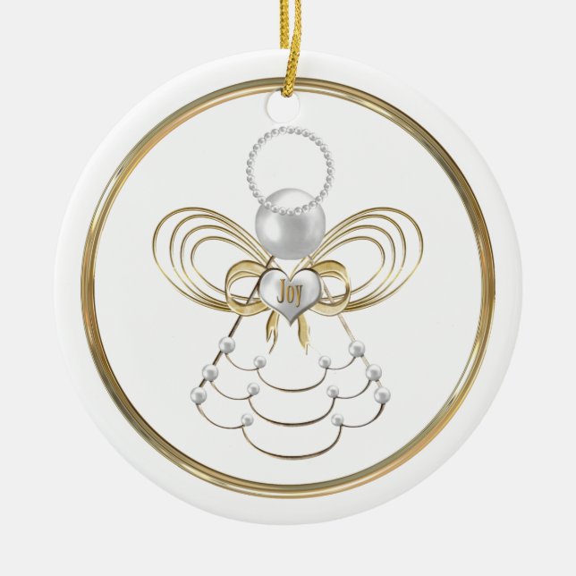 Christmas Angel of Joy Ornament (Front)