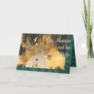 Christmas Angel on Teal customize any occasion Holiday Card