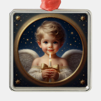 Christmas Angel Ornament with Candle
