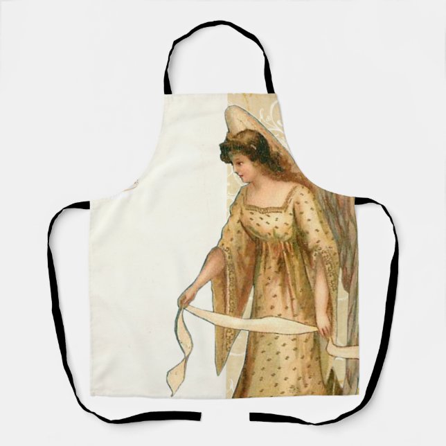 Christmas Angel & Ornaments  Apron (Front)
