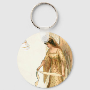 Christmas Angel & Ornaments Keychain