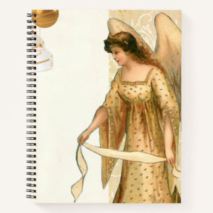 Christmas Angel & Ornaments Notebook