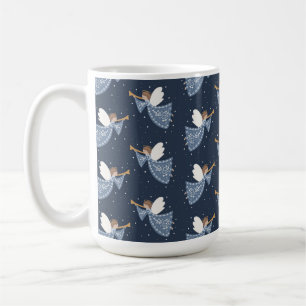 Christmas Angel Peace on Earth Holiday Heartfelt Coffee Mug