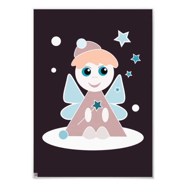 Christmas Angel Photo Print (Front)