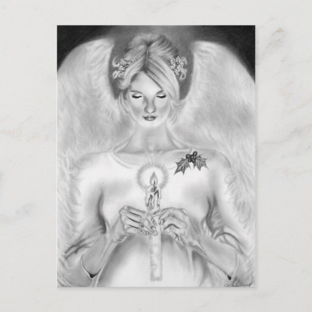 Christmas Angel Postcard (Front)