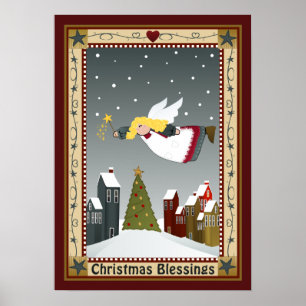 Christmas Angel Poster