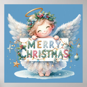 Christmas Angel Poster