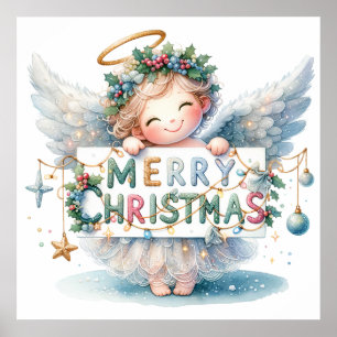 Christmas Angel Poster