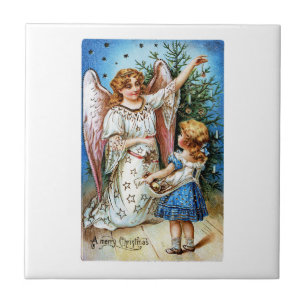 Christmas Angel Tile